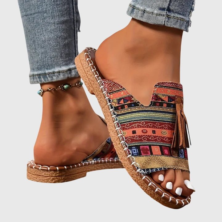 Vernelle™ | Sandales Confort à Motif Ethnique