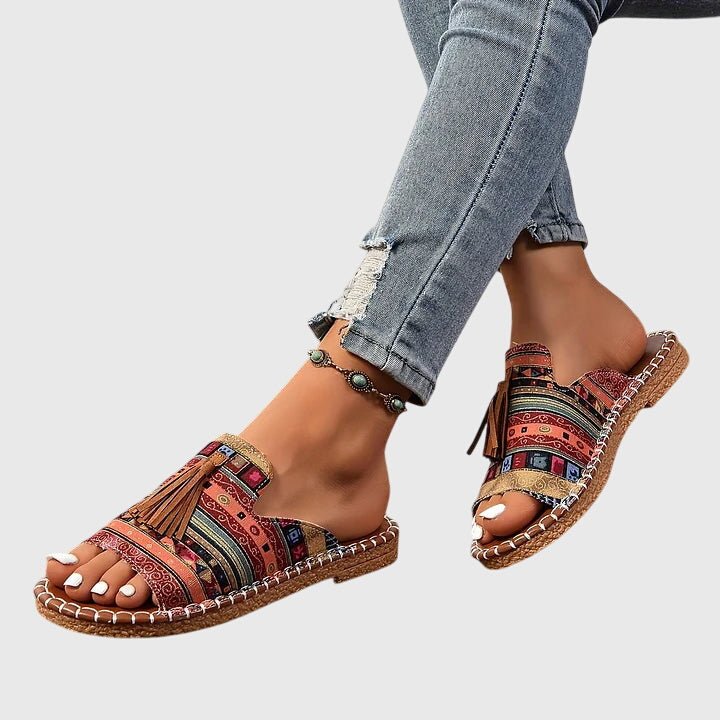 Vernelle™ | Sandales Confort à Motif Ethnique