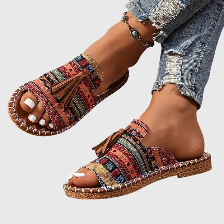 Vernelle™ | Sandales Confort à Motif Ethnique