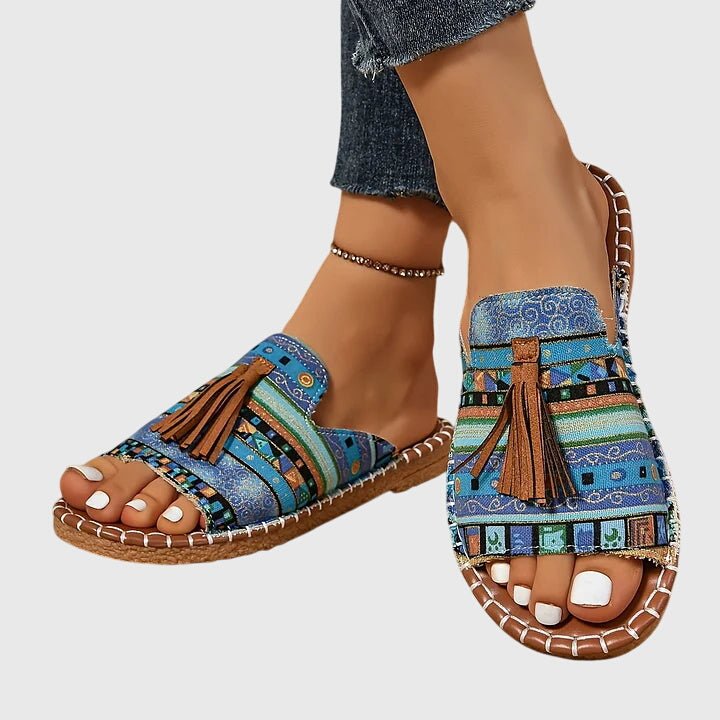 Vernelle™ | Sandales Confort à Motif Ethnique