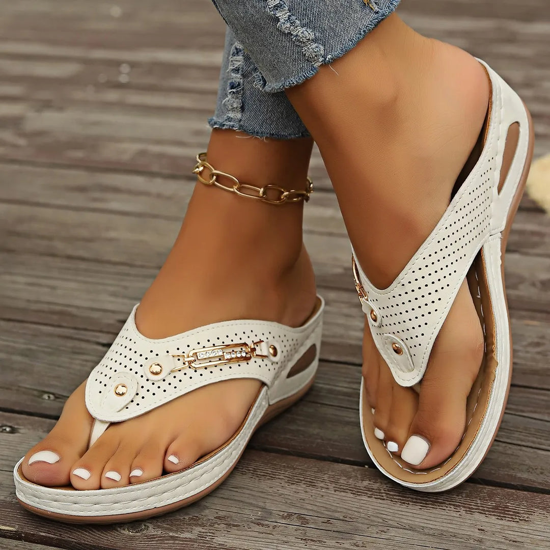Vernelle™ | Tongs Orthopédiques Confortables pour Femmes