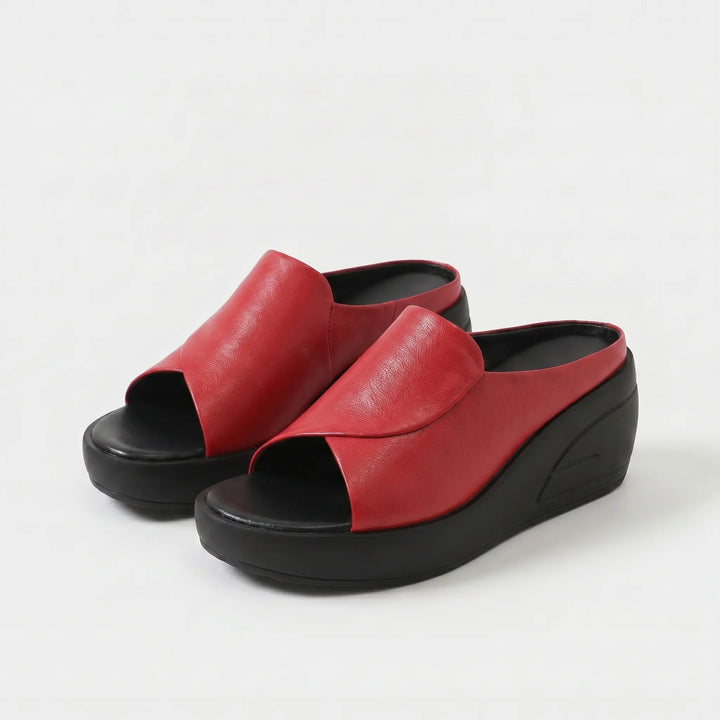 Elisa Sandali Zeppa Slip-on Ortopedici